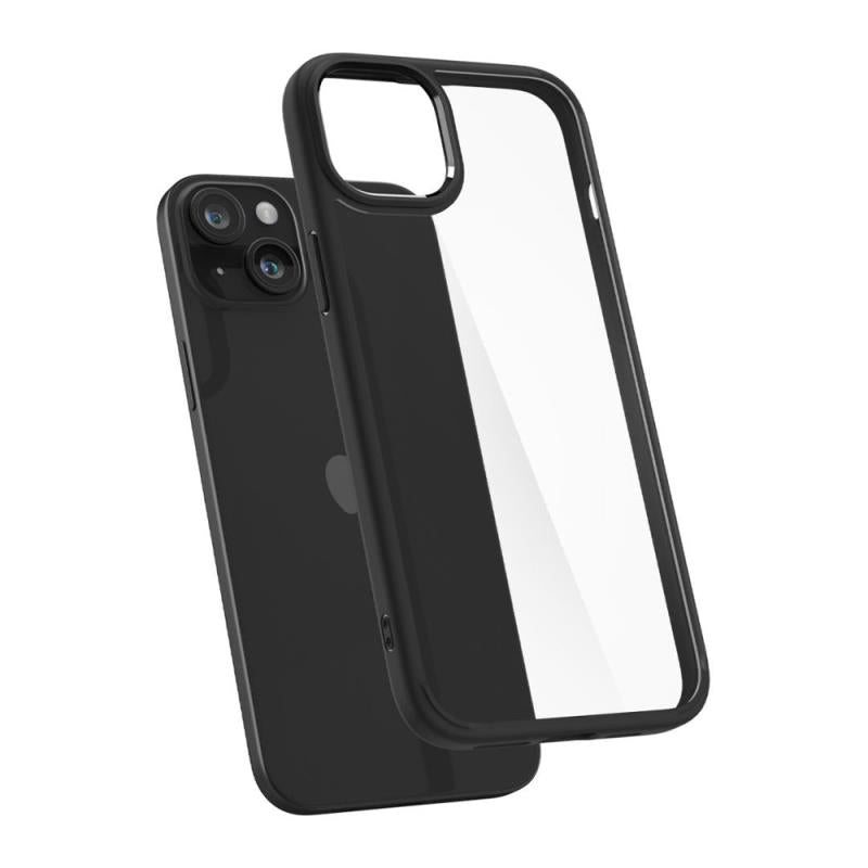 Θήκη TPU & PC Spigen Ultra Hybrid Apple iPhone 15 Διάφανο-Μαύρο
