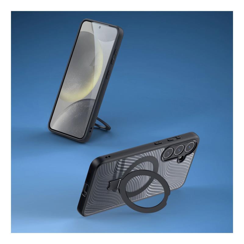 Θήκη TPU & PC Dux Ducis Samsung Galaxy S24 Plus 5G Magnetic με Stand Aimo Μαύρο
