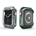 Θήκη TPU & PC Devia Sport Apple Watch 7/ 8/ 9 41mm Shock Proof Πράσινο