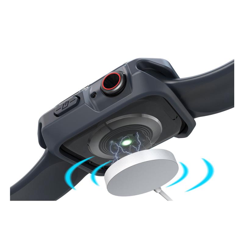 Θήκη TPU & PC Devia Apple Watch 4/ 5/ 6/ SE 40mm Sport Shock Proof Σκούρο Μπλε