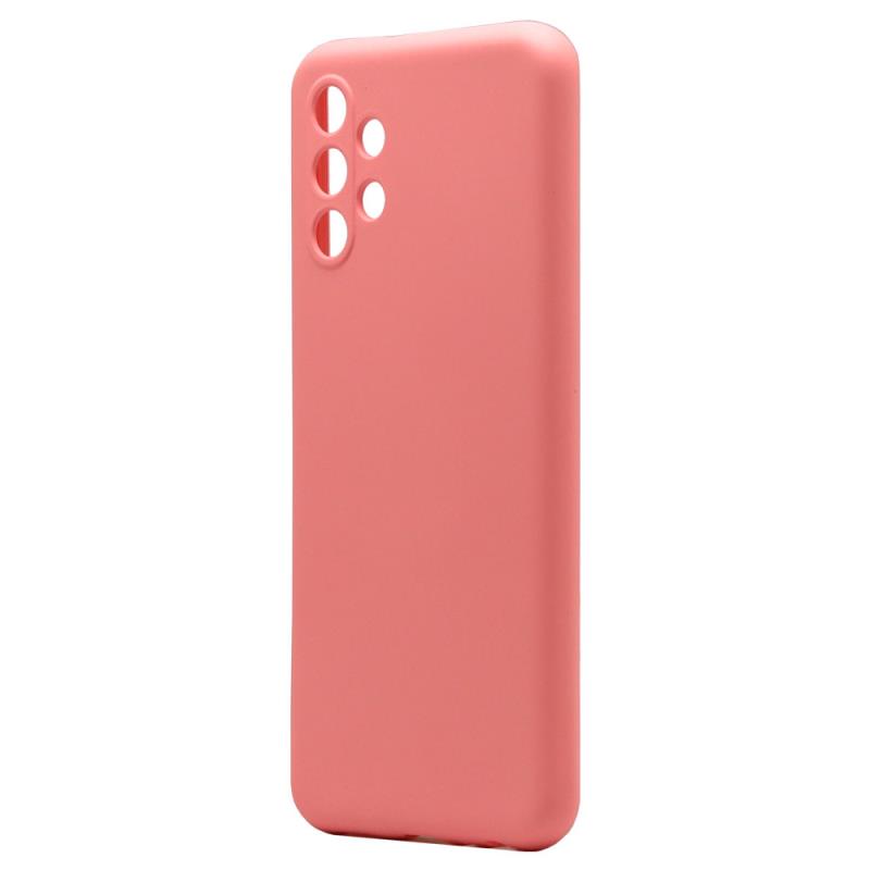 Θήκη Liquid Silicon inos Samsung A135 Galaxy A13 4G L-Cover Ροζ