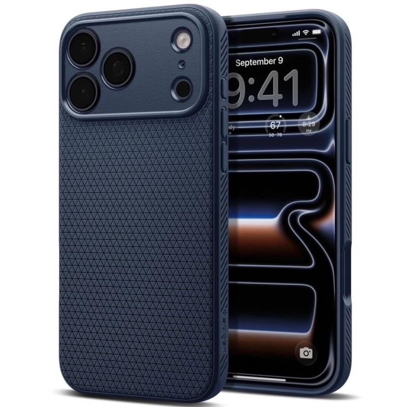 Θήκη Soft TPU Spigen Apple iPhone 18 Pro Max/ 17 Pro Max Liquid Air Σκούρο Μπλε