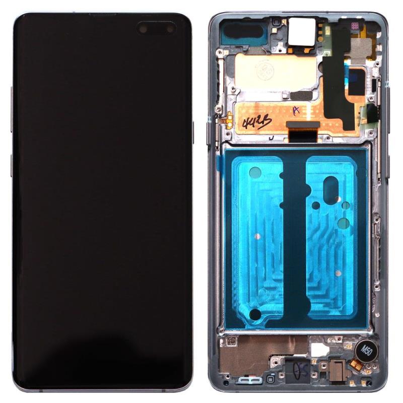 Touch Screen Display & Front Bezel Samsung G977B Galaxy S10 5G Black (Original)