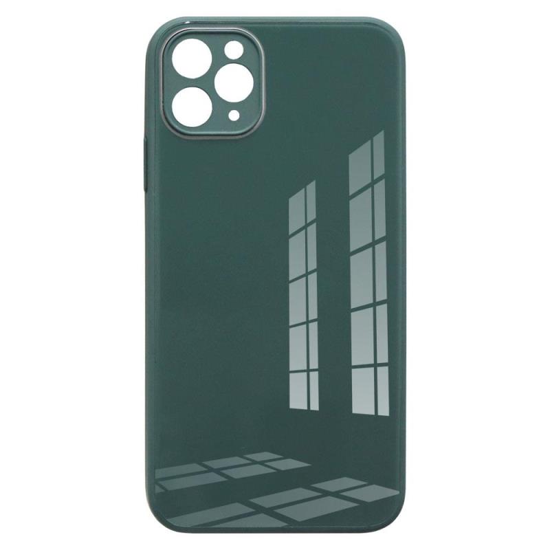 Θήκη TPU & Glass inos Apple iPhone 11 Pro Max CamGuard Πράσινο