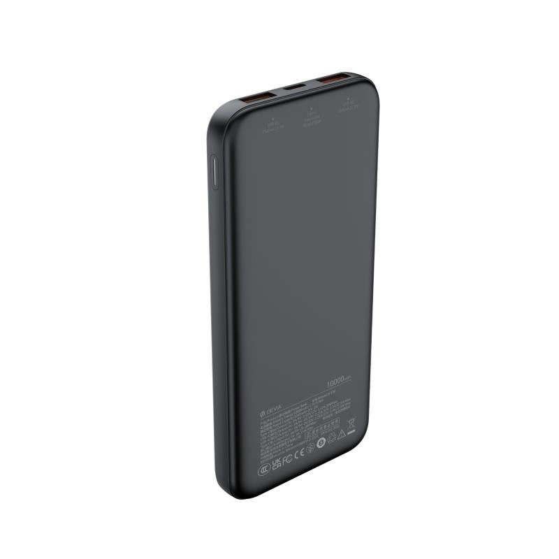 Φορτιστής Ανάγκης Devia EP198 22.5W 10000mAh Full Compatible με Ψηφιακή Οθόνη Smart Μαύρο
