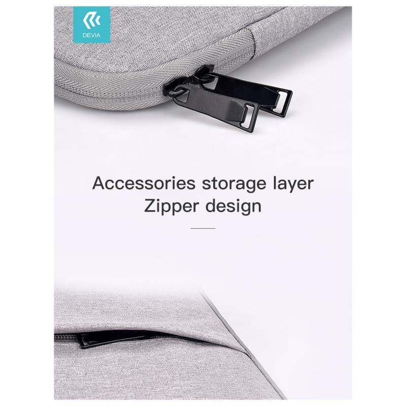 Devia Justyle Business Inner Case for MacBook Air 15.4"/ Pro 16.2" Black
