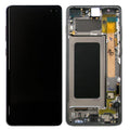 Touch Screen Display & Front Cover for Samsung G975F Galaxy S10 Plus Black (Original)