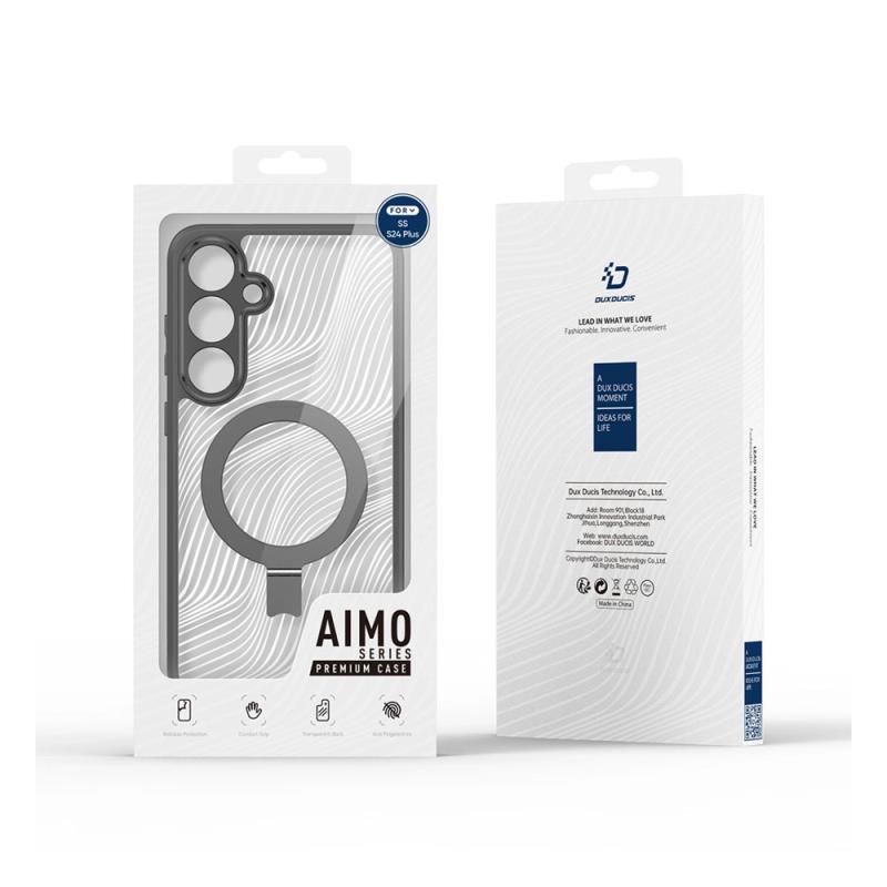 Θήκη TPU & PC Dux Ducis Samsung Galaxy S24 Plus 5G Magnetic με Stand Aimo Μαύρο