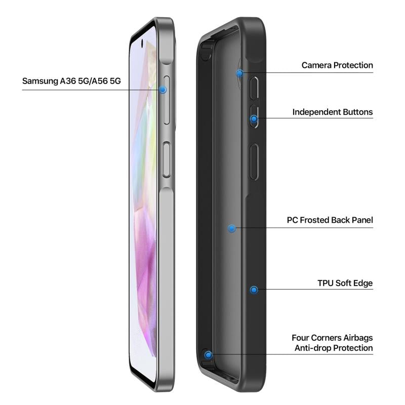 Θήκη TPU & PC Dux Ducis Samsung Galaxy A36/ A56 5G Yind Μαύρο
