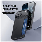 Θήκη TPU PU & PC Dux Ducis Pocard Apple iPhone 17 Pro Μαύρο