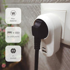 Μονόπριζο GSC με Θύρες USB A & USB C Λευκό