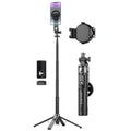 Ασύρματο Selfie Stick & Τρίποδο Blavec Aluminium Fusion P-06 με Τηλεχειριστήριο για Smartphones 1,34m Μαύρο