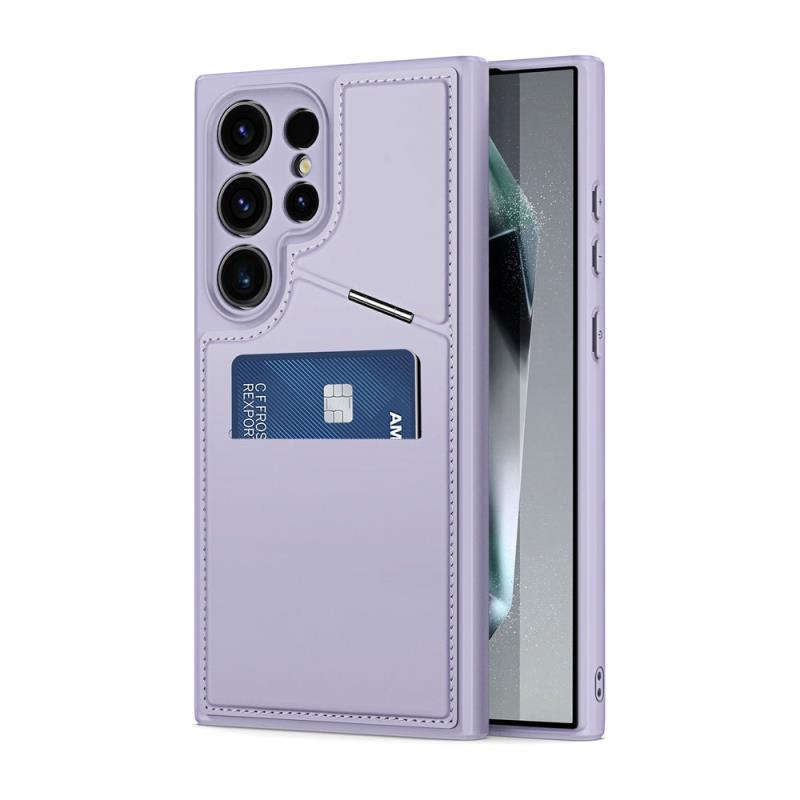 Θήκη Δερμάτινη Dux Ducis Samsung Galaxy S24 Ultra 5G 3 σε 1 Magnetic με Stand Rafi II Μωβ