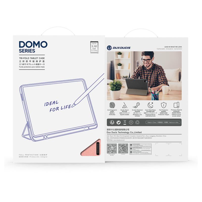 Θήκη TPU Flip Shock Proof Dux Ducis Domo Xiaomi Pad 7/ Pad 7 Pro 11.2" Μαύρο