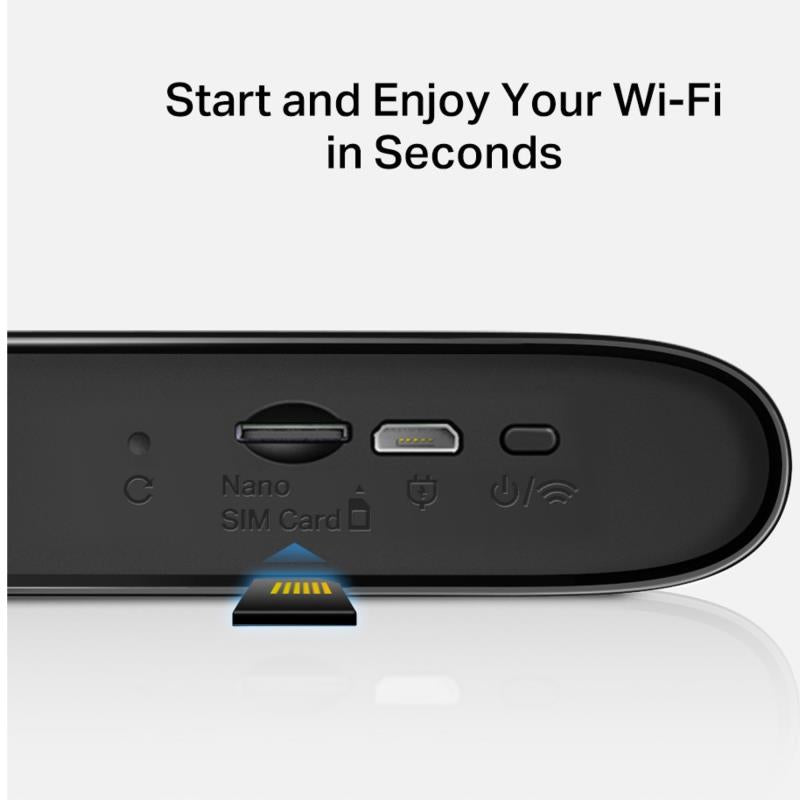 Φορητό Router Mercusys MT110 150Mbps 4G LTE Μαύρο