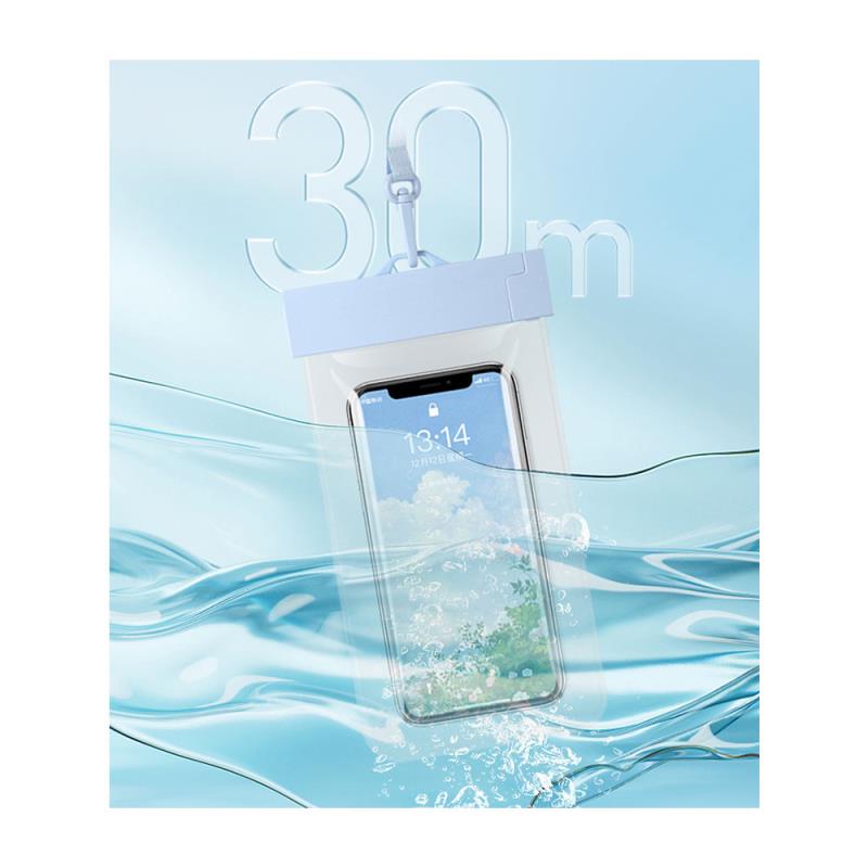 Waterproof Θήκη inos για Smartphones έως 6.9" Διάφανο-Λευκό