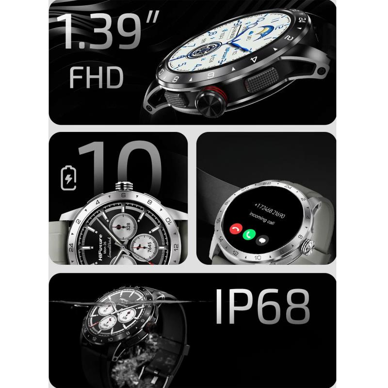 Smartwatch HiFuture Flex 2 1.39" Μαύρο