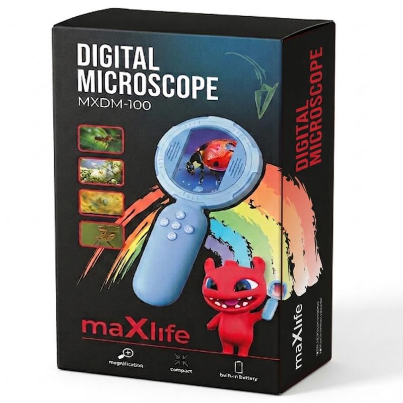 Εκπαιδευτικό Ψηφιακό Μικροσκόπιο Maxlife MXDM-100 Μπλε