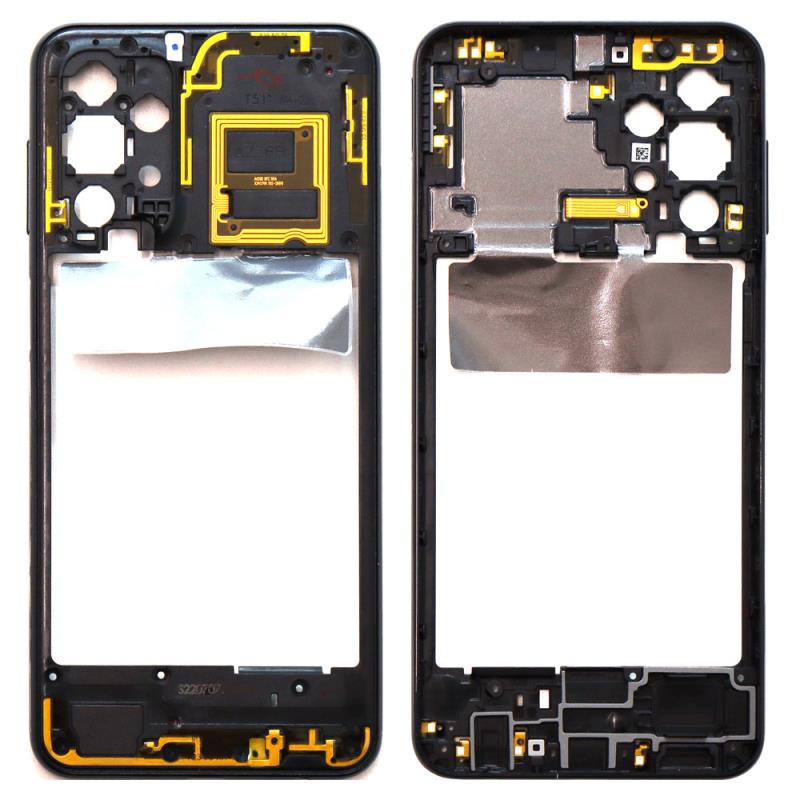 Mid Frame with Antenna for Samsung A236B Galaxy A23 5G Black (Original)