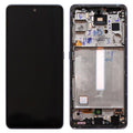 Οθόνη με Touch Screen & Μπροστινή Πρόσοψη Samsung A528B Galaxy A52s 5G Μωβ (Original)