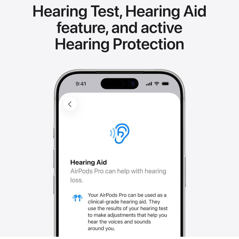 Ακουστικό Bluetooth Apple MFHP4 AirPods Pro 3 (2025) Λευκό