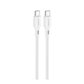 Καλώδιο Σύνδεσης USB 2.0 Foneng XS11 Braided USB C σε USB C 60W 1m Λευκό