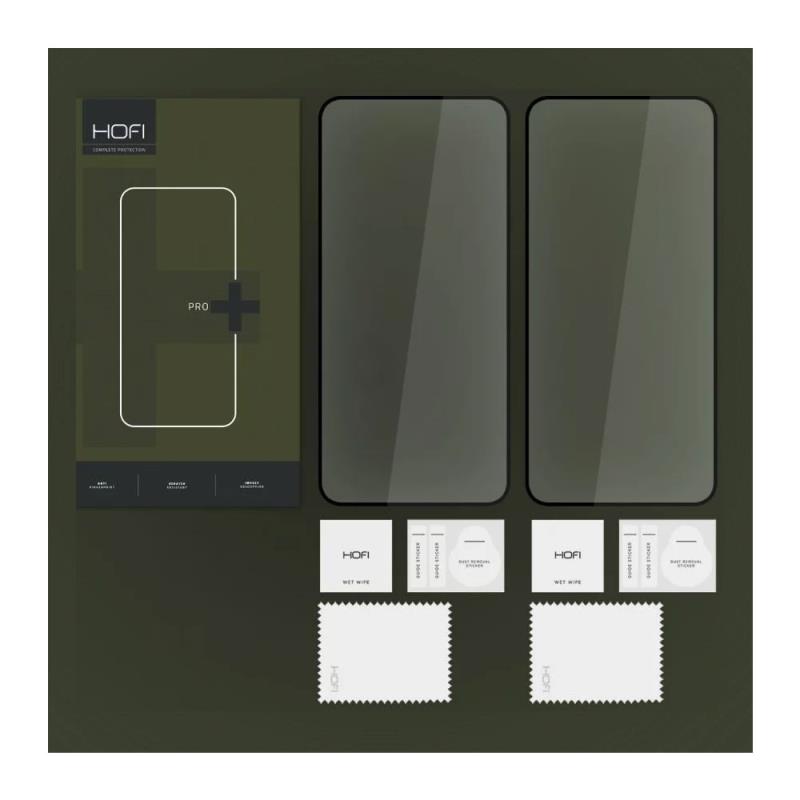 Tempered Glass Full Face Hofi Pro+ Samsung Galaxy S24 Plus 5G Μαύρο (2 τεμ.)