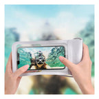 Waterproof Θήκη Devia EL158 Strong για Smartphones έως 6.9" Ασημί