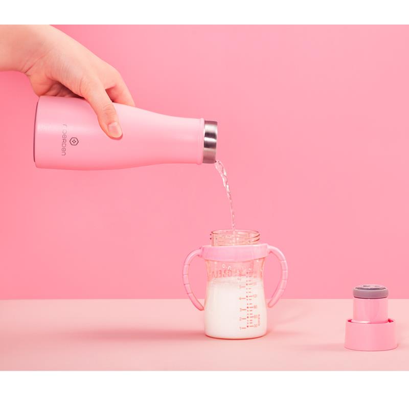 Smart Μπουκάλι-Θερμός UV Noerden LIZ Ανοξείδωτο 350ml Ροζ