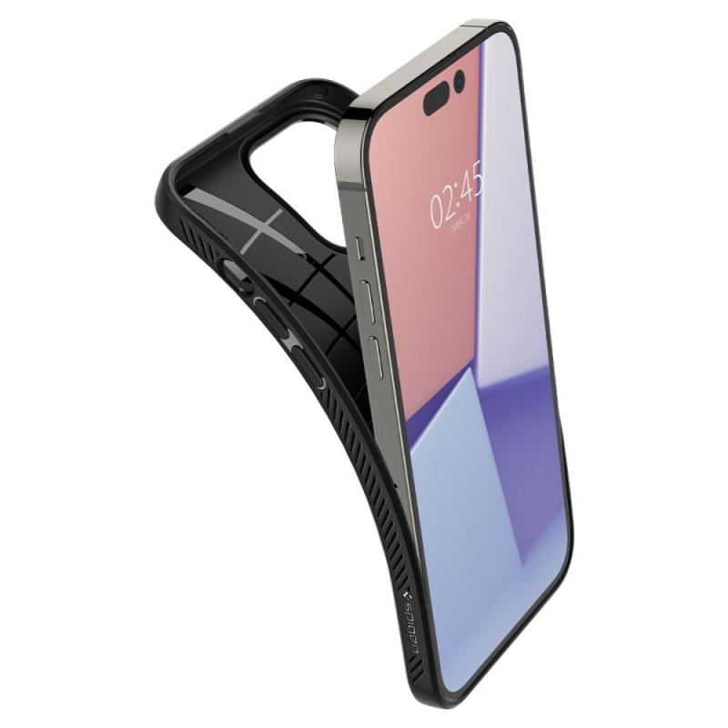 Θήκη Soft TPU Spigen Liquid Air Apple iPhone 14 Pro Max Μαύρο