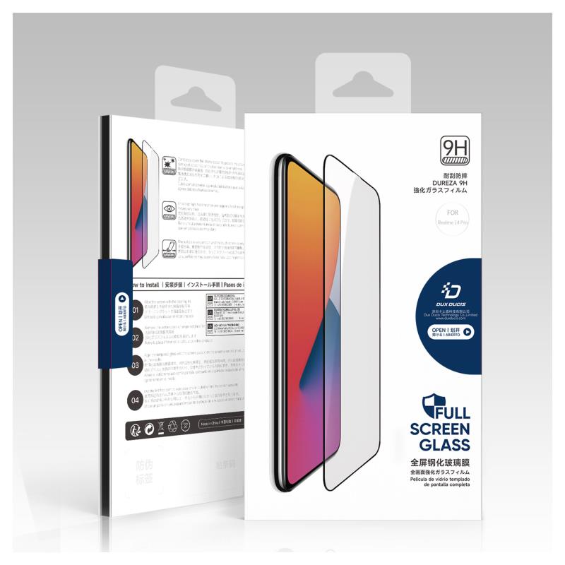 Tempered Glass Full Face Dux Ducis Realme 14 Pro Μαύρο (1 τεμ.)