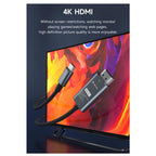 Καλώδιο HDMI σε USB C Devia EC084 (Updated) 2m Storm Μαύρο