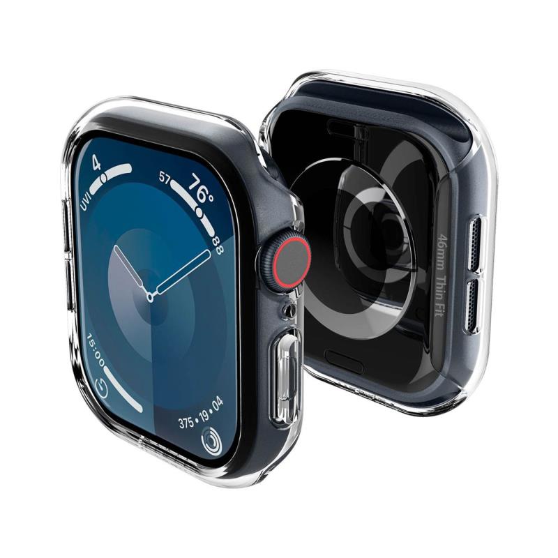 Θήκη PC Spigen Thin Fit Apple Watch 10/ 11 46mm Διάφανο