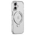 Θήκη TPU & PC Devia Apple iPhone 17 Magnetic Shock Proof Clean με Stand Διάφανο