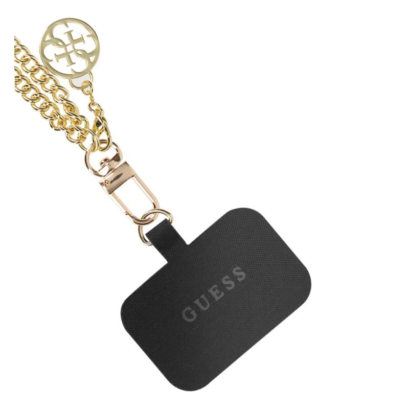 Universal Λουράκι Λαιμού Guess για Θήκες Κινητών Chain CBDY Metal Eco-leather 4G Καφέ