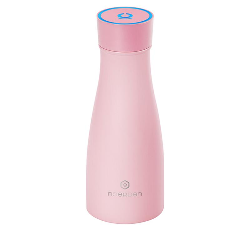 Smart Μπουκάλι-Θερμός UV Noerden LIZ Ανοξείδωτο 350ml Ροζ