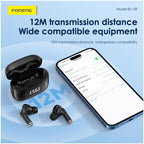 True Wireless Ακουστικά Bluetooth Foneng BL159 με Οθόνη Λευκό