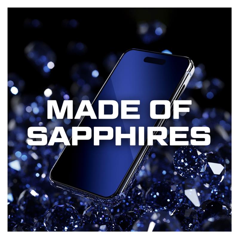 Tempered Glass Hammer Glass Apple iPhone 16 Pro Sapphire με Application Tool (1 τεμ.)