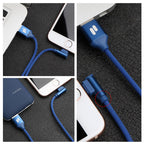 Καλώδιο Σύνδεσης USB 2.0 Puridea L23 USB A σε USB C 2.4A 1m Μπλε
