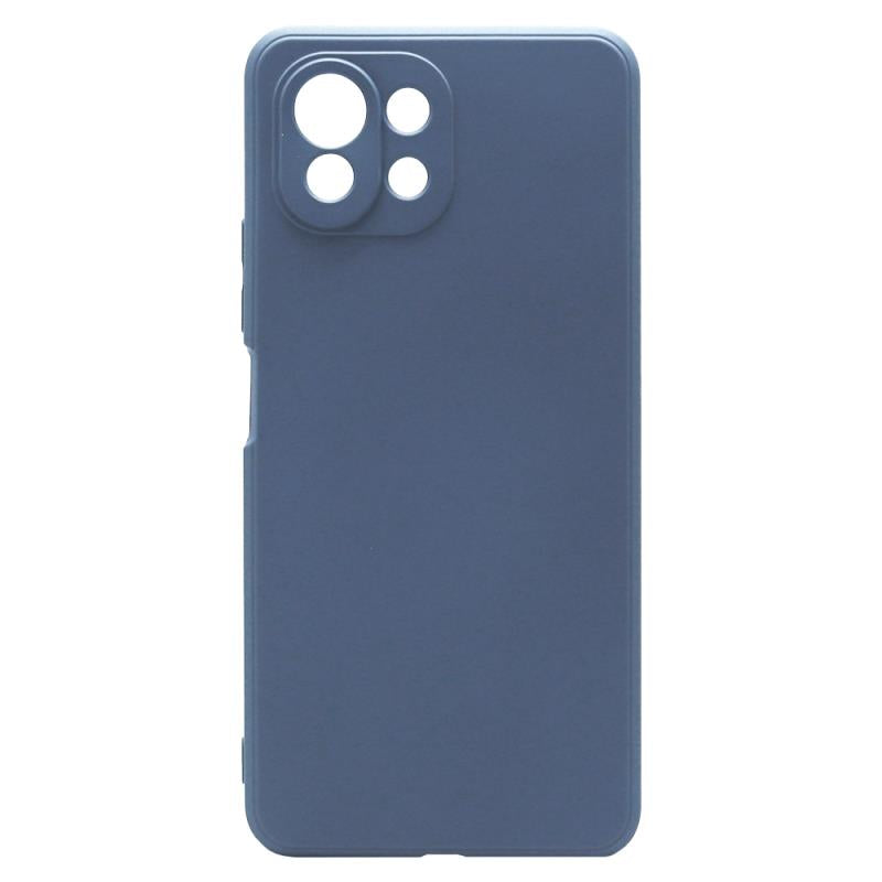 Θήκη Liquid Silicon inos Xiaomi Mi 11 Lite/ Mi 11 Lite 5G L-Cover Μπλε Ραφ