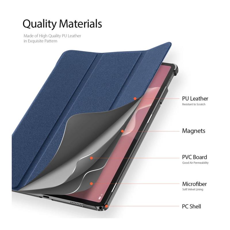 Θήκη TPU Flip Shock Proof Dux Ducis Domo Lenovo Tab M9 9.0" Μπλε