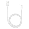 Καλώδιο USB 2.0 Huawei CP51 USB A σε USB C 1m Λευκό