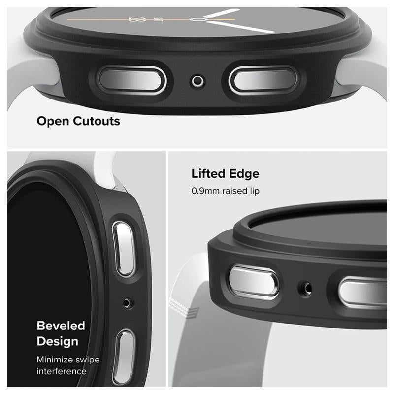 Θήκη PC Ringke Samsung Galaxy Watch 8 Classic (46mm) Slim Διάφανο & Μαύρο (2 τεμ.)
