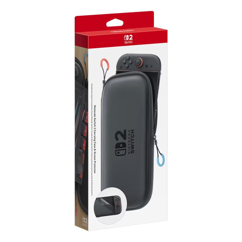 Θήκη Μεταφοράς & Προστατευτικό Οθόνης για Nintendo Switch 2 Μαύρο