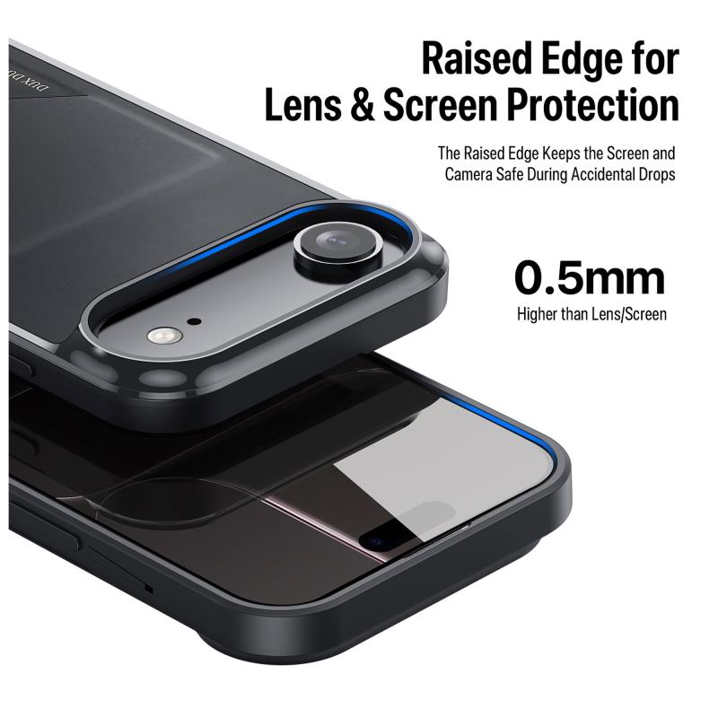 Θήκη TPU PU & PC Dux Ducis Pocard Apple iPhone Air Μαύρο