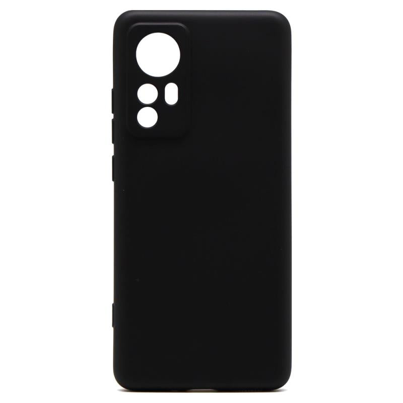 Θήκη Liquid Silicon inos Xiaomi 12 5G/ 12S 5G/ 12X 5G L-Cover Μαύρο