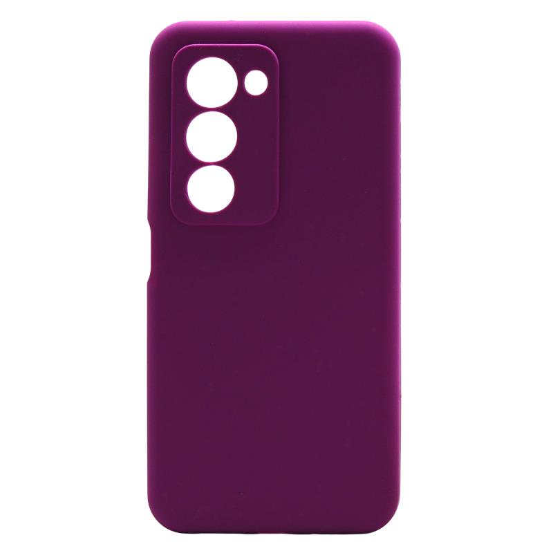 Θήκη Liquid Silicon inos Xiaomi Redmi 15 4G/ 15 5G Velvet Μωβ