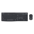 Σετ Ασύρματο Πληκτρολόγιο & Ποντίκι Logitech MK295 Silent 2in1 Μαύρο