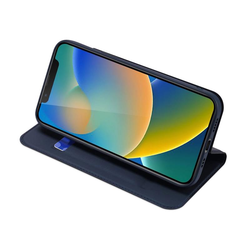 Θήκη Flip Dux Ducis Apple iPhone 13/ 14 Skin Pro Μπλε