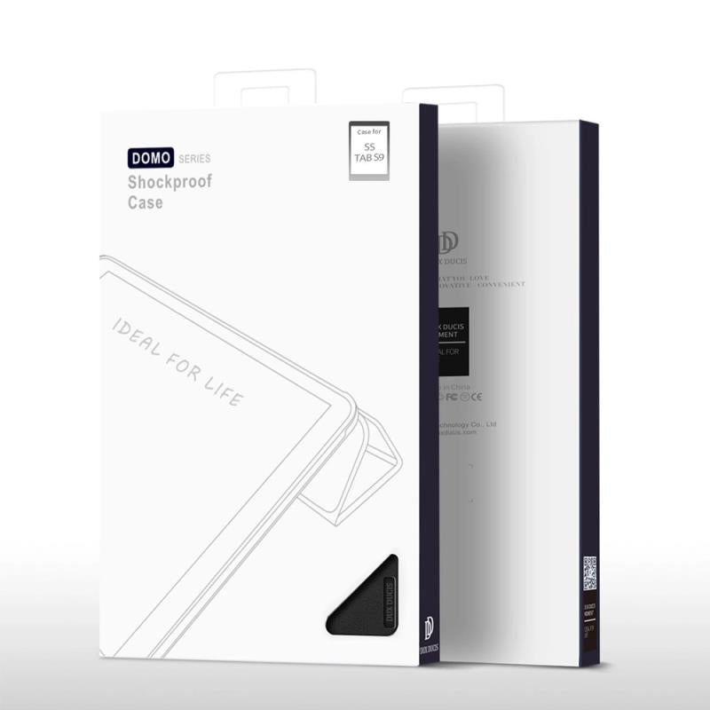 Θήκη TPU Flip Shock Proof Dux Ducis Domo Samsung Galaxy Tab S9 FE 10.9" Wi-Fi/ 5G Μαύρο